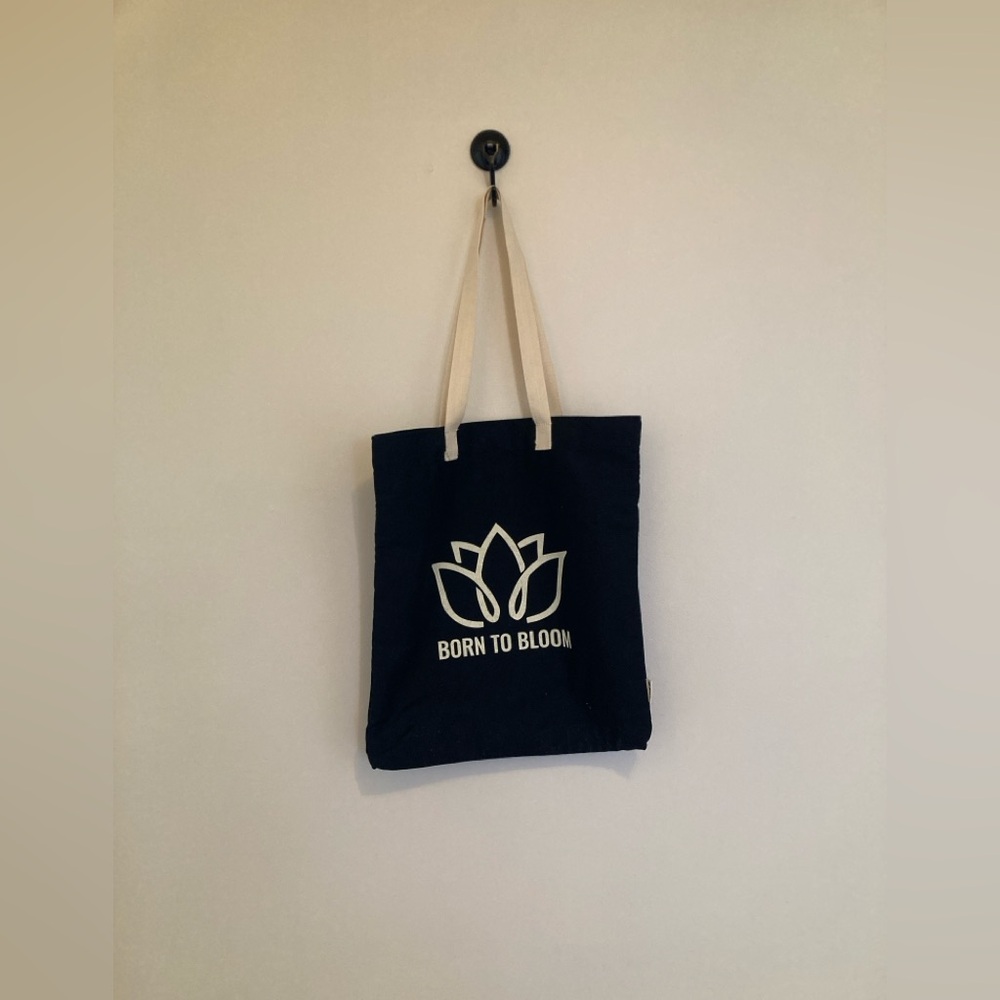 💚 NEW Canvas Born to Bloom Bag - Sturdy Canvas Bag